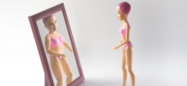 Afbeelding Vrouw met anorexia nervosa
