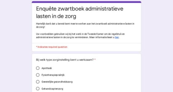 Afbeelding voor Administratieve lasten aanpakken: vul de CDA-enquête in