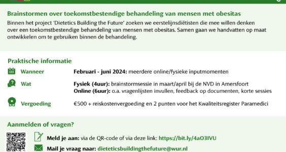 Afbeelding voor De diëtist is cruciaal bij de aanpak van obesitas!