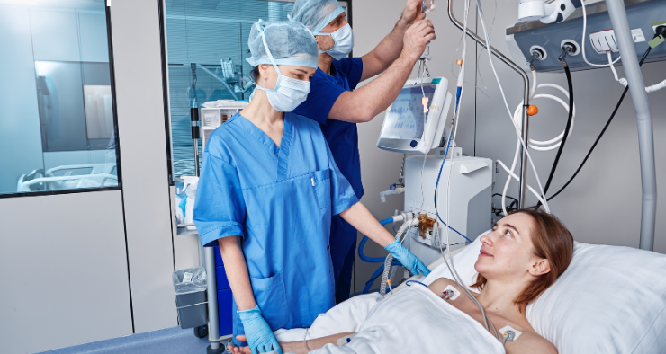 Afbeelding Extra eiwitrijke sondevoeding vertraagt herstel IC-patiënten