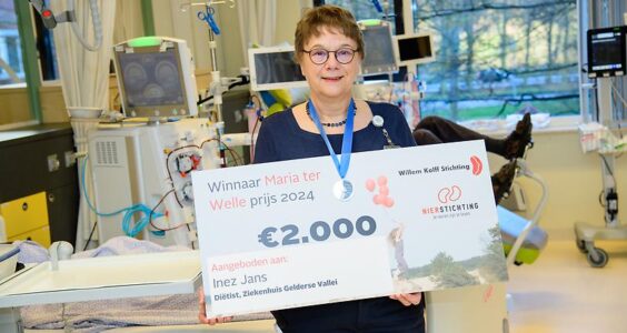 Afbeelding voor Diëtist Inez Jans ontvangt prestigieuze Maria ter Welle Prijs