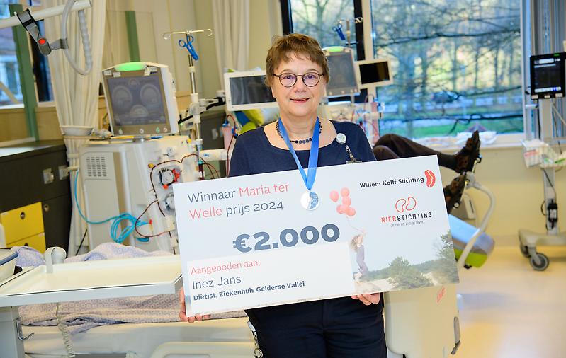Afbeelding Diëtist Inez Jans ontvangt prestigieuze Maria ter Welle Prijs