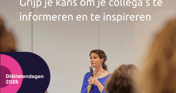 Afbeelding voor Draag bij aan de Diëtistendagen 2025 met jouw eigen sessie!